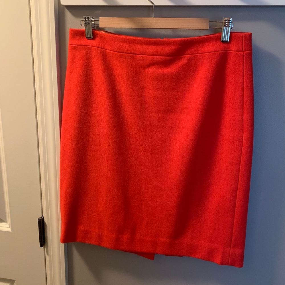 J.Crew The Pencil Skirt Wool Blend